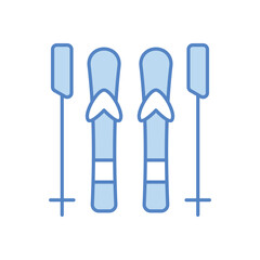 Snowboarding vector icon