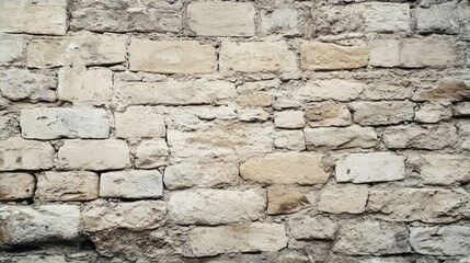 Fototapeta premium Stone wall texture with rough surface. Perfect for adding a rustic and vintage touch to your design projects.