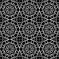 black and white seamless pattern