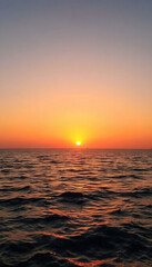 Obraz premium sunset over the sea