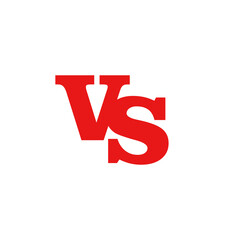 Obraz premium Flat Versus Icon