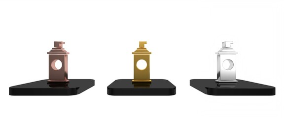 Colorful Shaving gel foam icon isolated on white background. Shaving cream. Minimalism concept. 3D render illustration