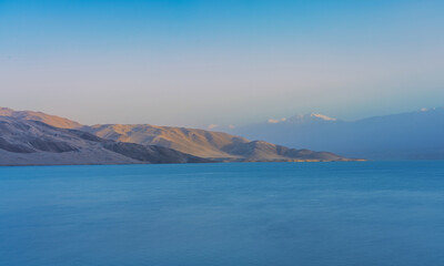 The Beautiful Scenery of Kunlun Mountains and Plateau Lakes in Xinjiang, China