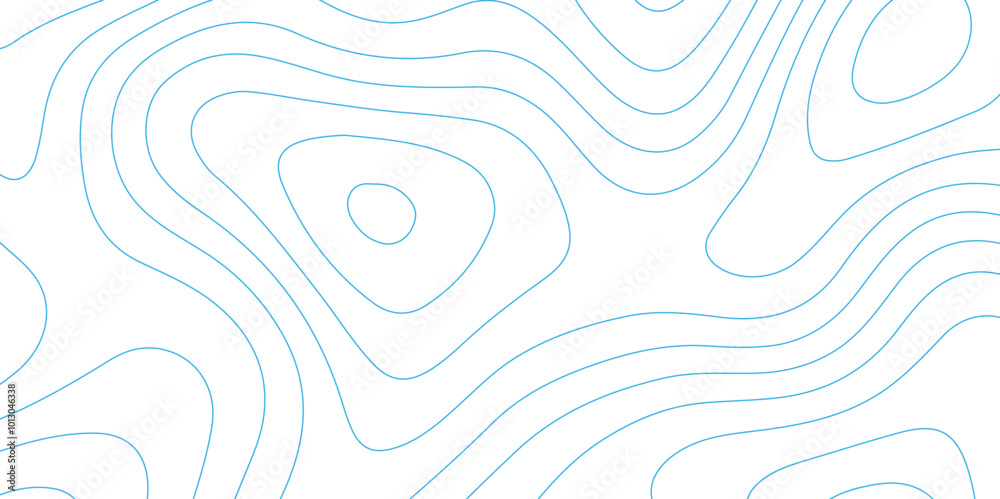 Poster abstract design seamless pattern with line topographic map. geographic mountain relief. retro topogr