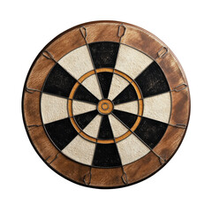 Dartboard on a white isolated background transparent background