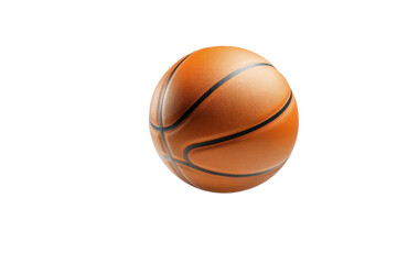 Fototapeta premium Basketball, white isolated background transparent background