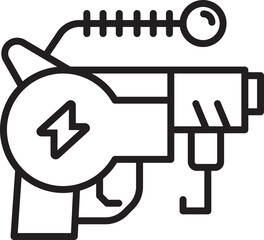 Space Blaster Gun Icon