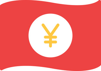 Obraz premium Yen Money Banknote Icon