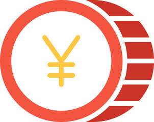 Yen Money Coin Icon
