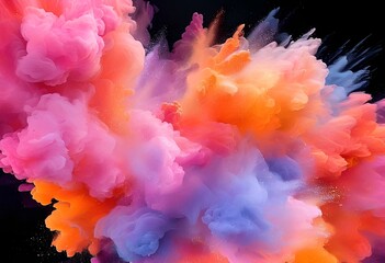 Fototapeta premium explosion color