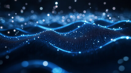 Ultra futurist tech abstract background. Generative AI
