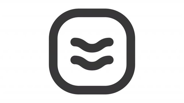 Approximately Equal animation for social media, presentations, videos, websites, etc. No background, Alpha channel