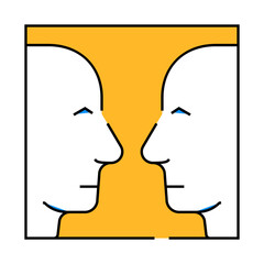 search for images line icon vector. search for images sign. isolated symbol illustration