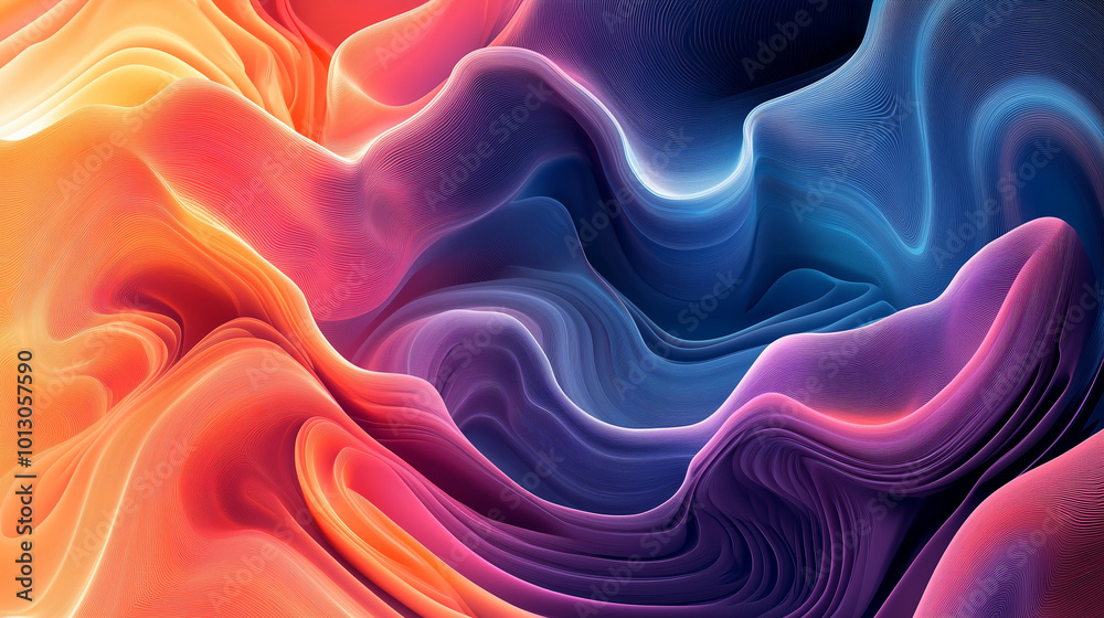 Canvas Prints ultra futurist tech abstract background. generative ai