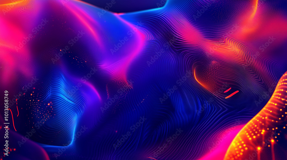 Canvas Prints ultra futurist tech abstract background. generative ai