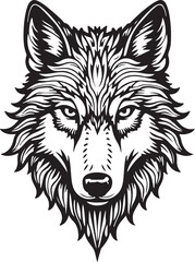 wolf tribal tattoo