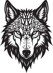 wolf tribal tattoo