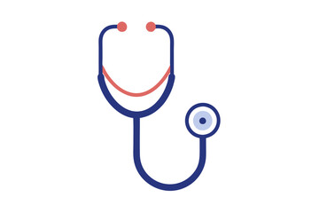 Explore a Minimalist Stethoscope Icon Vector Illustration Featuring a Thin Design for Modern Healthcare Graphics


