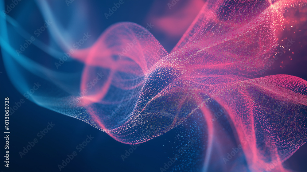 Sticker ultra futurist tech abstract background. generative ai