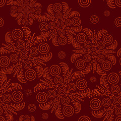 Illustration hand-drawn abstraction patterns