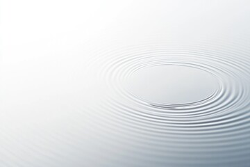 Minimalistic Ripple Effect on Water Surface - Tranquility and Serenity for Meditation, Therapy, and Design Projects