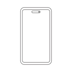 mobile phone icon logo vector template symbol