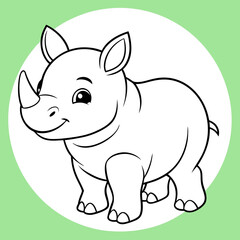 Rhino cartoon
