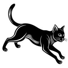 black cat silhouette