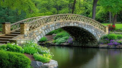 bridge in the park