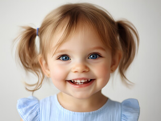 Naklejka premium portrait of a little child