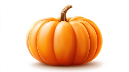Obraz premium pumpkin on white background