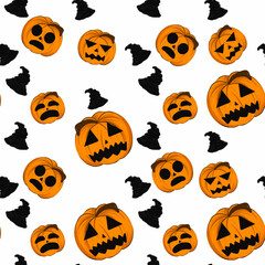 halloween pumpkin pattern 
