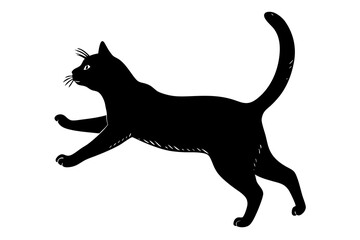black cat silhouette