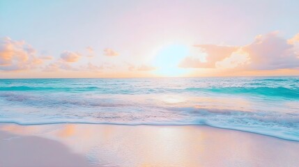 Fototapeta premium Peaceful Beach Sunset