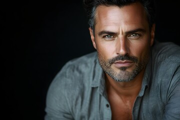 Fototapeta premium Portrait of a handsome man 