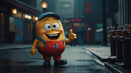 A talented cartoon character showcases their skills at a local talent show making everyone proud