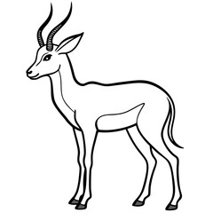 Obraz premium Deer Elegant Wildlife Illustrations and Stock Images for Creative Projects