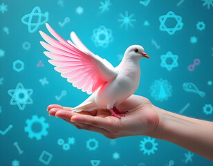 Obraz premium World Science Day for Peace and Development Illustration Design
