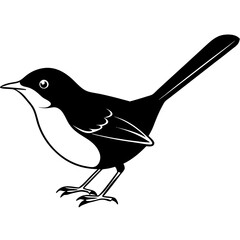 Hummingbird silhouette vector illustration.