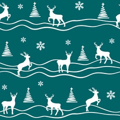 Сhristmas design/ seamless pattern for New Year