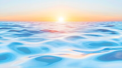 Ocean Sunset Abstract