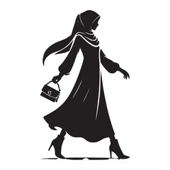 Muslim Woman in Modest Attire