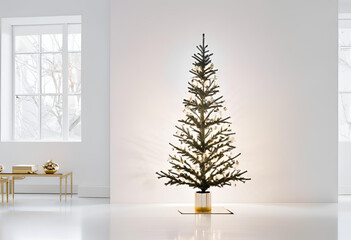 christmas tree with gift boxes