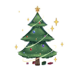 Star Christmas tree