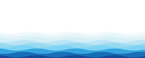 Abstract wave layer vector background illustration. EPS10