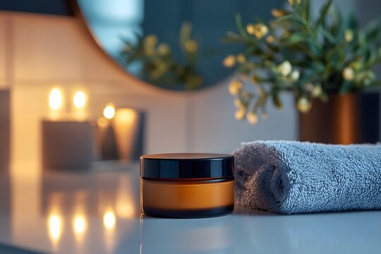 Makeup remover balm in jar
