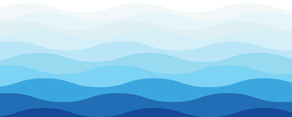 Abstract wave layer vector background illustration. EPS10