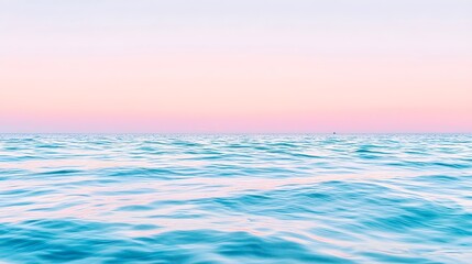 Obraz premium Spokojny Zachód Słońca na Morzu