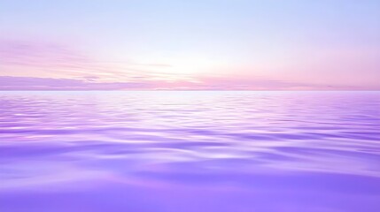 Obraz premium Purple Ocean Sunset