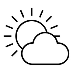 Cloud Sun Icon